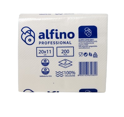 Složivi toalet papir listići 20x11 - 200pcs