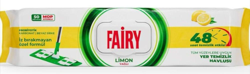 Fairy višenamenske vlažne maramice za Mop - Limun 50 kom