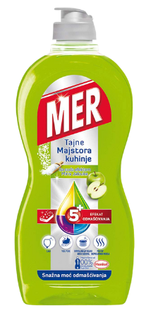 DETERDŽENT ZA SUDOVE MER JABUKA 450ML