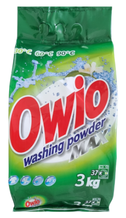 PRAŠAK ZA VEŠ OWIO 3KG ZELENI