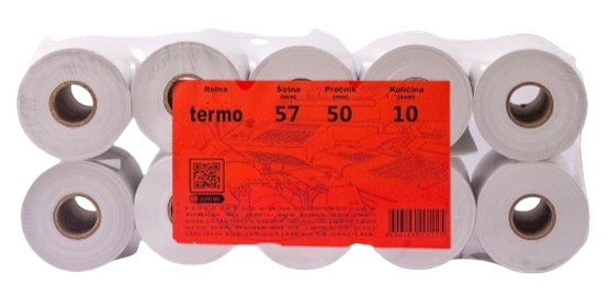 Trake za kase Termo Rolna 57x50